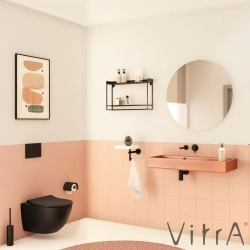 Vitra - Vitra Root Round Kumanda Paneli, Mat Siyah
