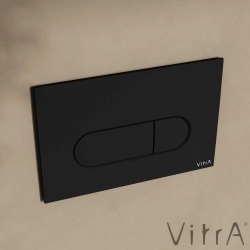 Vitra - Vitra Root Round Kumanda Paneli, Mat Siyah