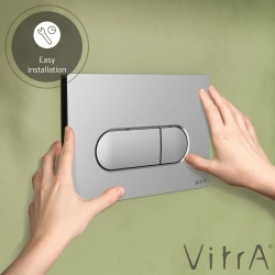 Vitra - Vitra Root Round Kumanda Paneli, Parlak Krom