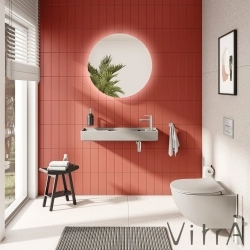 Vitra - Vitra Root Round Kumanda Paneli, Parlak Krom