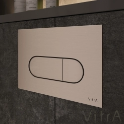 Vitra - Vitra Root Round Kumanda Paneli, Fırçalı Nikel