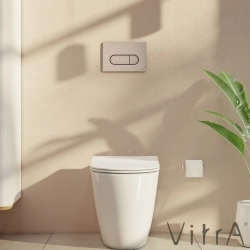 Vitra - Vitra Root Round Kumanda Paneli, Fırçalı Nikel