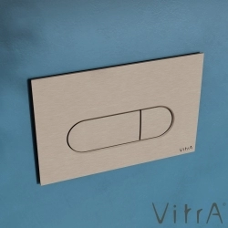 Vitra - Vitra Root Round Kumanda Paneli, Fırçalı Nikel