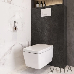 Vitra - Vitra Root Square Kumanda Paneli, Parlak Beyaz