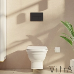 Vitra - Vitra Root Square Kumanda Paneli, Mat Siyah