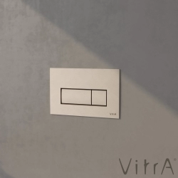 Vitra - Vitra Root Square Kumanda Paneli, Fırçalı Nikel