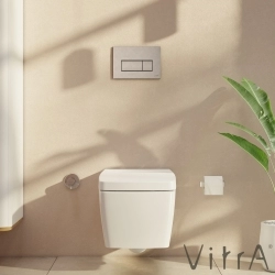 Vitra - Vitra Root Square Kumanda Paneli, Fırçalı Nikel