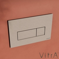 Vitra - Vitra Root Square Kumanda Paneli, Fırçalı Nikel