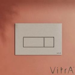 Vitra - Vitra Root Square Kumanda Paneli, Fırçalı Nikel