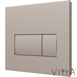 Vitra - Vitra Root Square Kumanda Paneli, Fırçalı Nikel