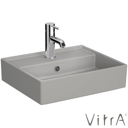 Vitra - Vitra ArchiPlan Dar Lavabo, 45x38 cm, Mat Taş Gri, VitraClean