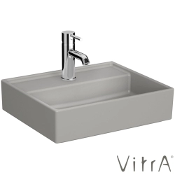 Vitra - Vitra ArchiPlan Dar Lavabo, 45x38 cm, Mat Taş Gri, VitraClean