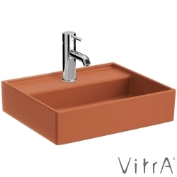 Vitra - Vitra ArchiPlan Dar Lavabo, 45x38 cm, Mat Terra Rosa, VitraClean