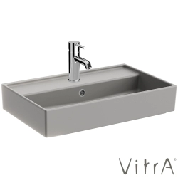 Vitra - Vitra ArchiPlan Dar Lavabo, 60x38 cm, Mat Taş Gri, VitraClean