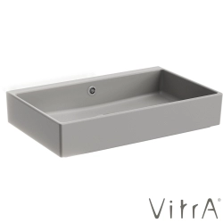 Vitra - Vitra ArchiPlan Dar Lavabo, 60x38 cm, Mat Taş Gri, VitraClean