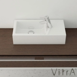 Vitra - Vitra ArchiPlan Soldan Armatür Delikli Dar Lavabo, 60x28 cm