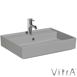VitrA - VitrA ArchiPlan Lavabo, 60x46 cm, Mat Taş Gri, VitrAClean