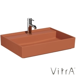 Vitra - Vitra ArchiPlan Lavabo, 60x46 cm, Mat Terra Rosa, VitraClean