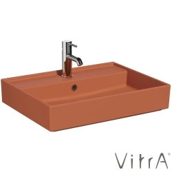 Vitra - Vitra ArchiPlan Çanak Lavabo, 60x46 cm, Mat Terra Rosa, VitraClean