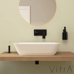 Vitra - Vitra Geo Dikdörtgen Çanak Lavabo, 60 cm, Mat Beyaz