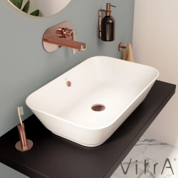 Vitra - Vitra Geo Dikdörtgen Çanak Lavabo, 60 cm