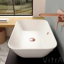 Vitra - Vitra Geo Dikdörtgen Çanak Lavabo, 60 cm