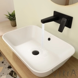 Vitra - Vitra Geo Dikdörtgen Çanak Lavabo, 60 cm