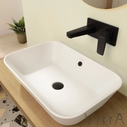 Vitra - Vitra Geo Dikdörtgen Çanak Lavabo, 60 cm