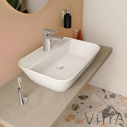 Vitra - Vitra Geo Dikdörtgen Çanak Lavabo, 60 cm