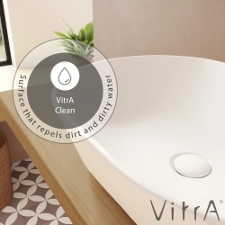 Vitra - Vitra Geo Oval Çanak Lavabo, 55 cm