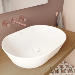 Vitra - Vitra Geo Oval Çanak Lavabo, 55 cm