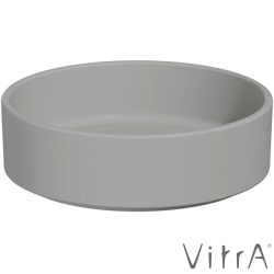Vitra - Vitra ArchiPlan Yuvarlak Çanak Lavabo, 40 cm, Mat Taş Gri, VitraClean