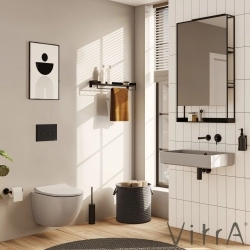 Vitra - Vitra ArchiPlan Dikdörtgen Çanak Lavabo, 60 cm, Mat Taş Gri