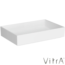 Vitra - Vitra ArchiPlan Dikdörtgen Çanak Lavabo, 60 cm, Mat Taş Gri, VitraClean