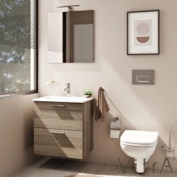 Vitra - Vitra Mia Etajerli Lavabo, 59 cm