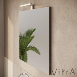 Vitra - Vitra Mia Demonte Set, 80 cm, Çekmeceli, (Lavabo Dolabı, Aydınlatmalı Ayna), Cordoba