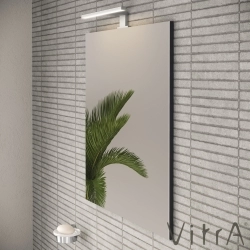 Vitra - Vitra Mia Demonte Set, 60 cm, Çekmeceli, (Lavabo Dolabı, Aydınlatmalı Ayna), Antrasit