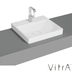 Vitra - Vitra Metropole Çanak Lavabo, 50 cm, Mat Beyaz, VitraClean
