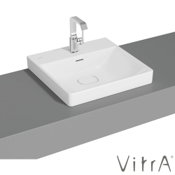 Vitra - Vitra Metropole Çanak Lavabo, 50 cm, Mat Beyaz, VitraClean