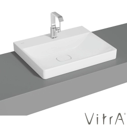 Vitra - Vitra Metropole Çanak Lavabo, 60 cm, Mat Beyaz, VitraClean