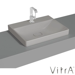 Vitra - Vitra Metropole Çanak Lavabo, 60 cm, Mat Taş Gri, VitraClean
