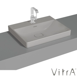 Vitra - Vitra Metropole Çanak Lavabo, 60 cm, Mat Taş Gri, VitraClean