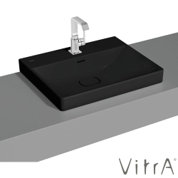Vitra - Vitra Metropole Çanak Lavabo, 60 cm, Mat Siyah, VitraClean