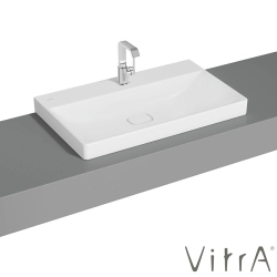 Vitra - Vitra Metropole Çanak Lavabo, 80 cm, Mat Beyaz, VitraClean