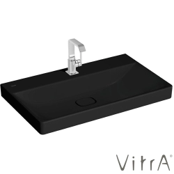 Vitra - Vitra Metropole Lavabo, 80 cm, Mat Siyah, VitraClean