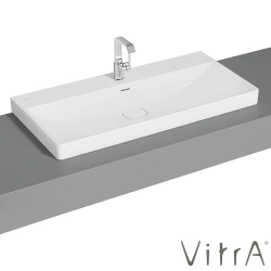 Vitra - Vitra Metropole Çanak Lavabo, 100 cm, Mat Beyaz, VitraClean