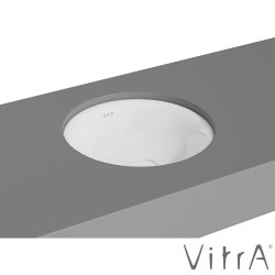 Vitra - Vitra Metropole Yuvarlak Tezgah Altı Lavabo, 40 cm, VitraClean