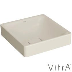 Vitra - Vitra Metropole Kare Çanak Lavabo, 40 cm, Mat Kum Beji