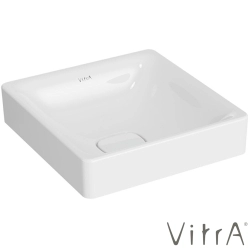 Vitra - Vitra Metropole Kare Çanak Lavabo, 40 cm, VitraClean