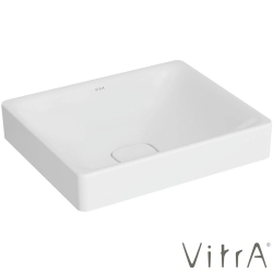 Vitra - Vitra Metropole Dikdörtgen Çanak Lavabo, 50 cm, Mat Beyaz, VitraClean
